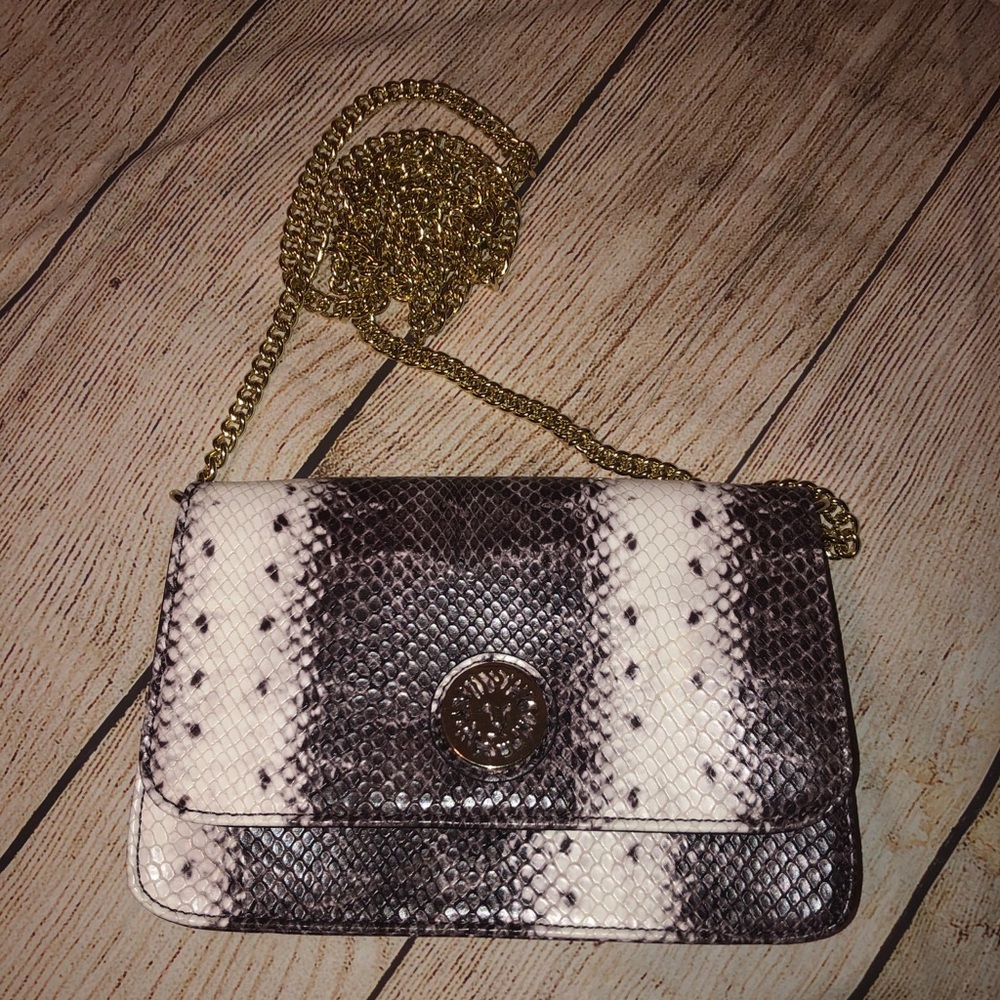 Anne Klein snakeskin crossbody bag